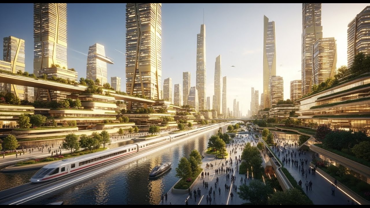 Future City 2055 | Top Futuristic Cities of Tomorrow (4K AI Cinematic)