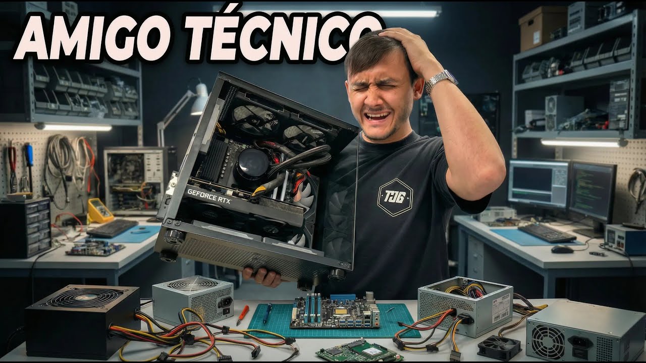 AMIGO TÉCNICO MONTOU O PC GAMER