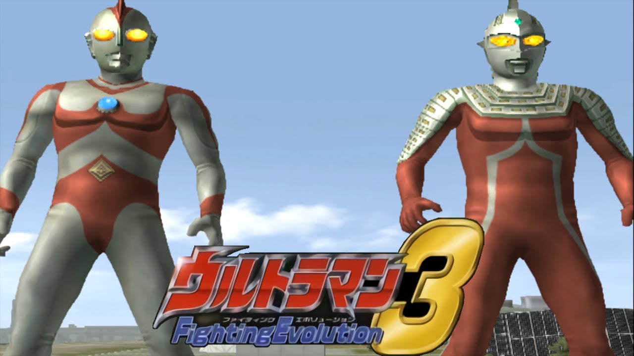 [PS2] Ultraman Fighting Evolution 3 - Tag Mode - Ultraman 80 and Ultraseven (1080p 60FPS)