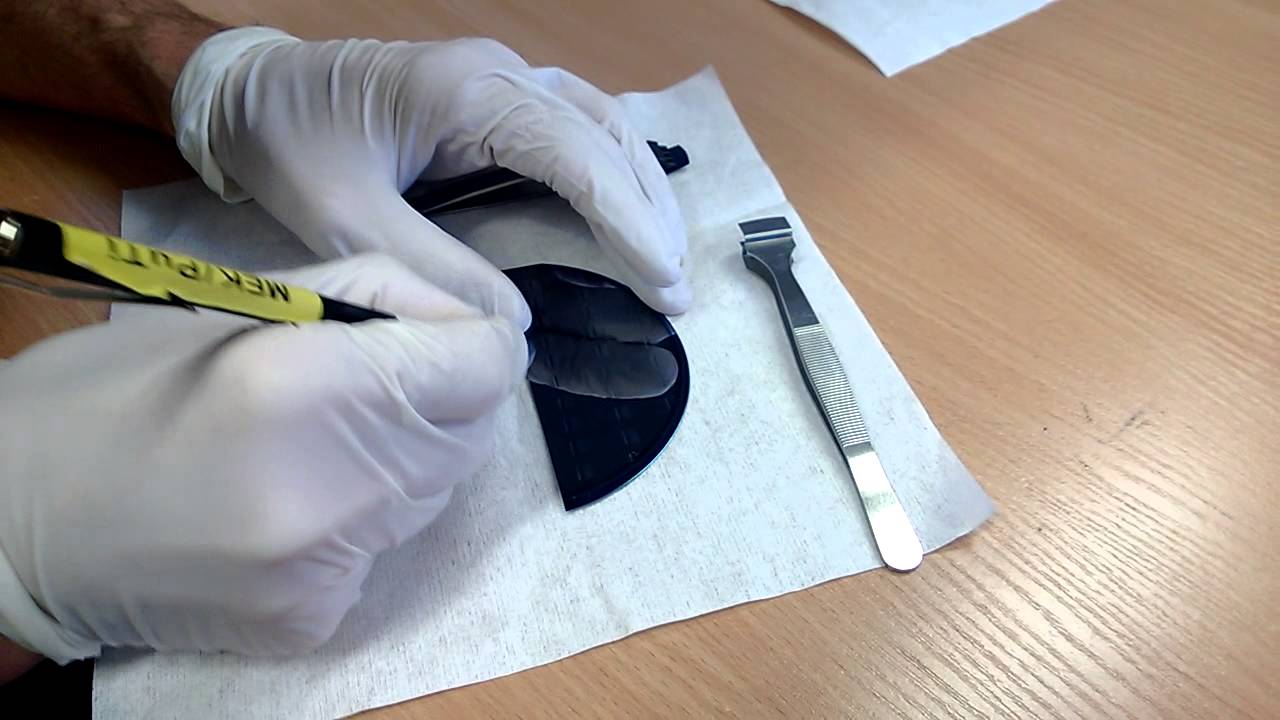 Cleaving a silicon wafer