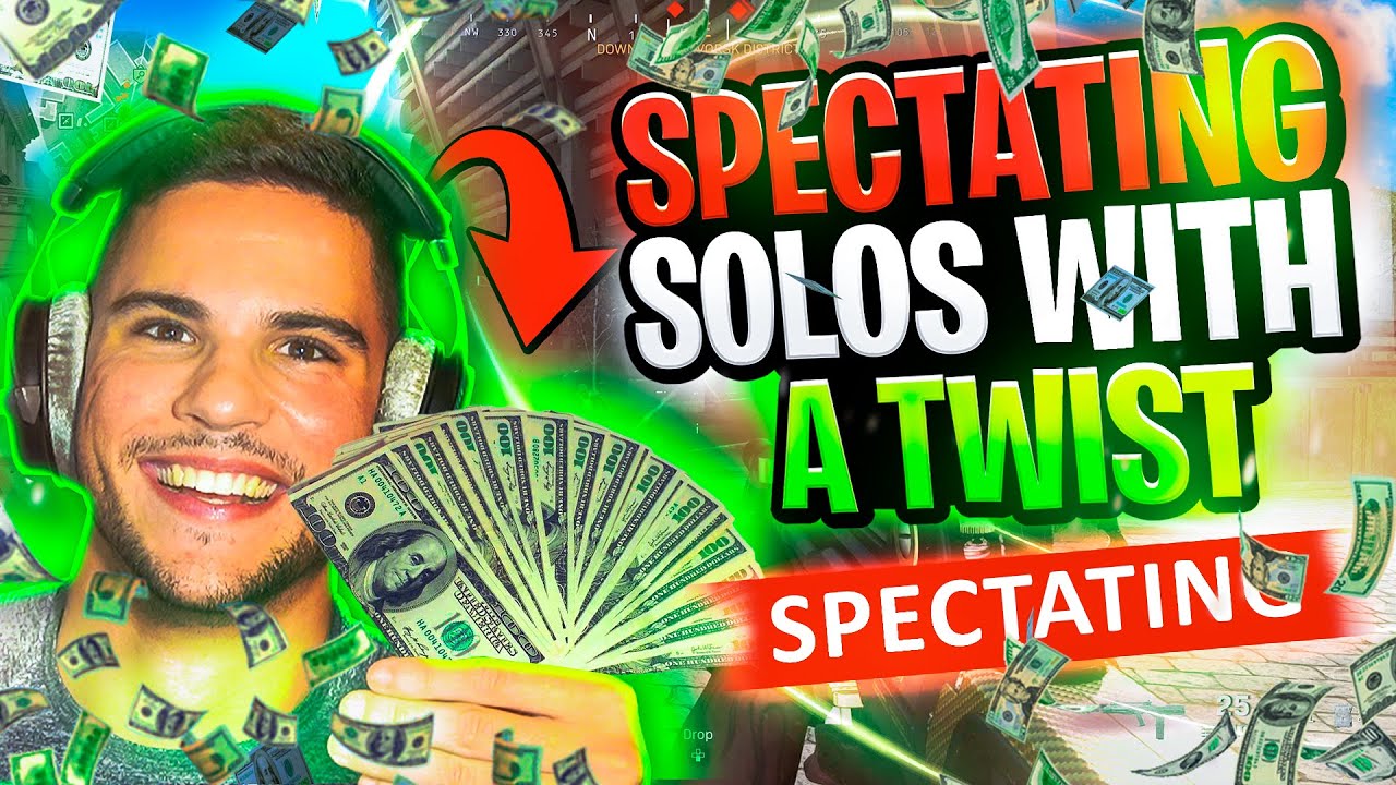 Spectating Solos... but with a TWIST! 🤑 (Cold War Warzone)