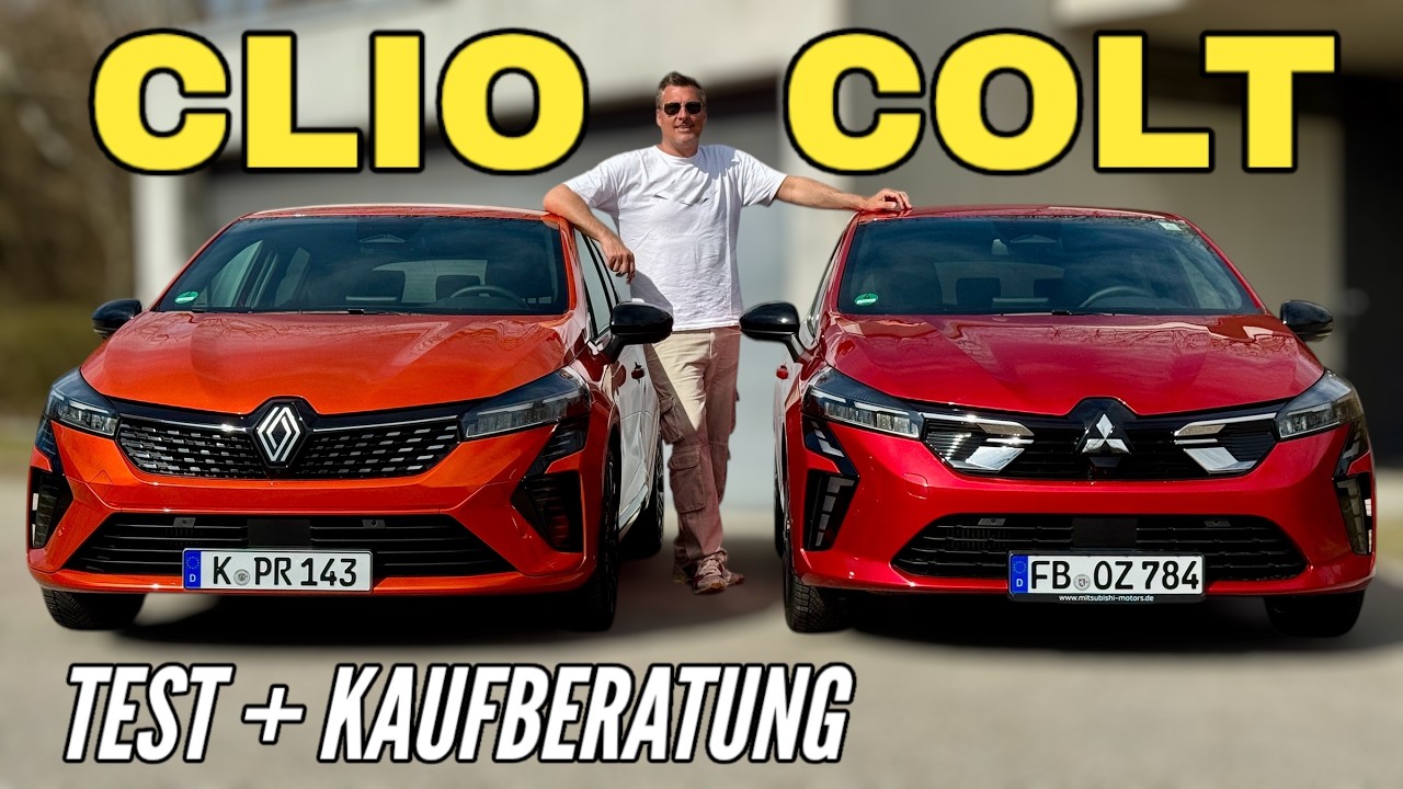RENAULT CLIO - MITSUBISHI COLT: Der doppelte Kleinwagen! Test | Preis | Kaufberatung