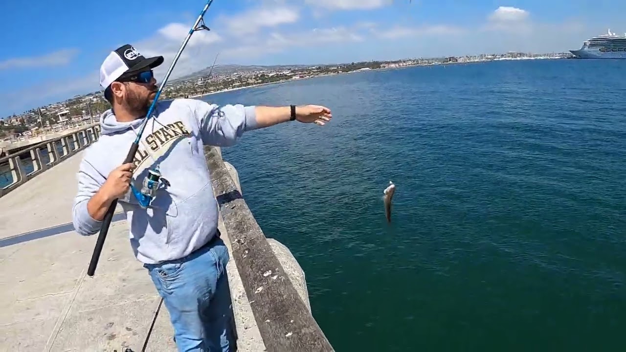Fishing Cabrillo beach in San Pedro