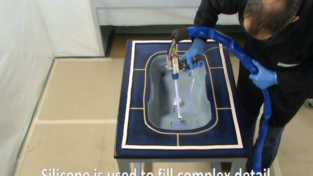 Spray silicone vacuum bag demo