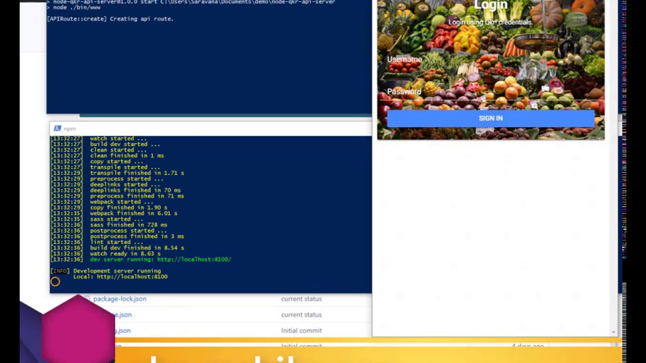 Qkr Mobile App Demo With Backend