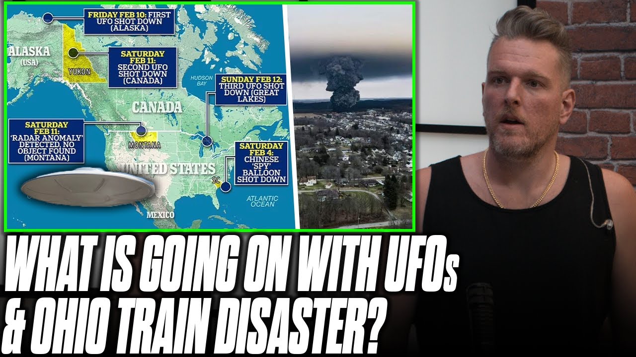 What Is Going On With The 3 UFOs USA Has Shot Down, Ohio Train Crash | Pat McAfee Reacts