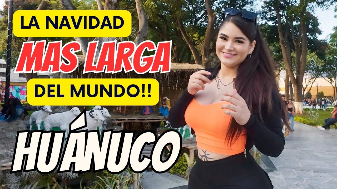 LA NAVIDAD MAS LARGA del MUNDO es en HUANUCO!! 😱 Hice un TOURS en la PLAZA DE ARMAS!😊✨Xiomara Vidal