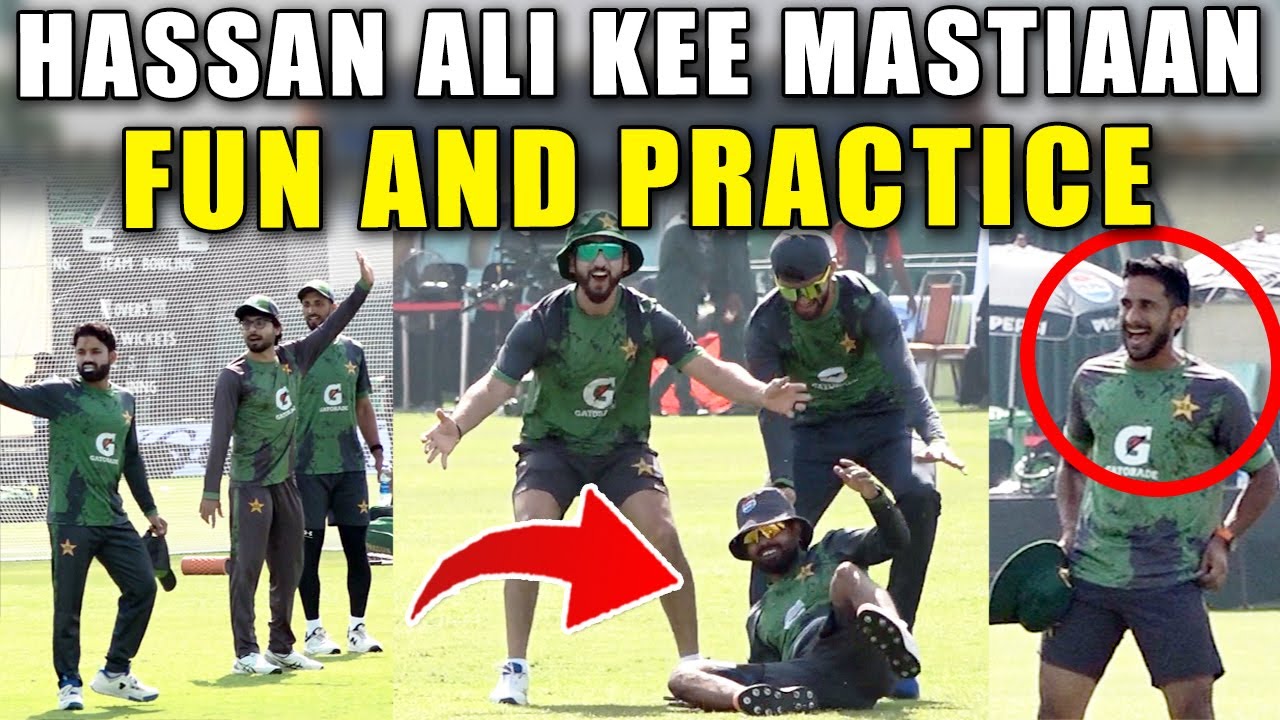 Babar Azam fun with Agha Ji | Pak Players fun during practice