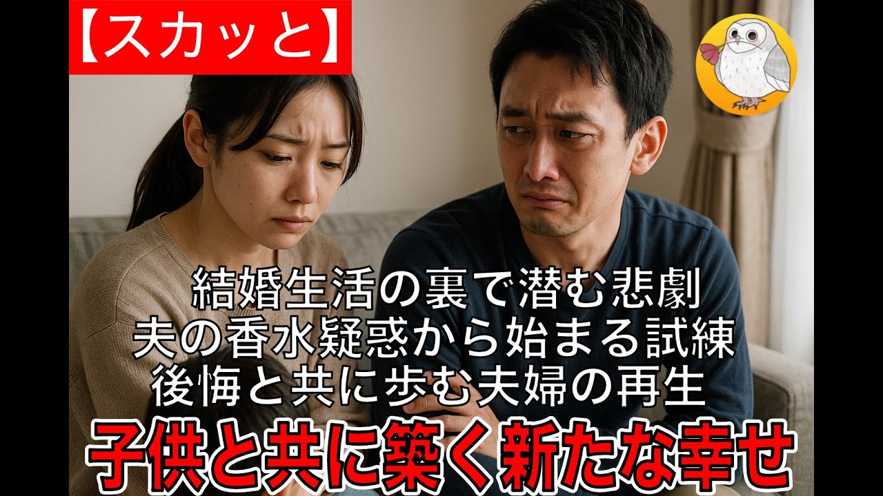 【スカッと】結婚生活の裏で潜む悲劇、夫の香水疑惑から始まる試練妻の秘密と闘う夫正義と復讐の間で揺れる心法を越えた復讐、後悔と共に歩む夫婦の再生子供と共に築く新たな幸せ傷ついた過去を乗り越えて