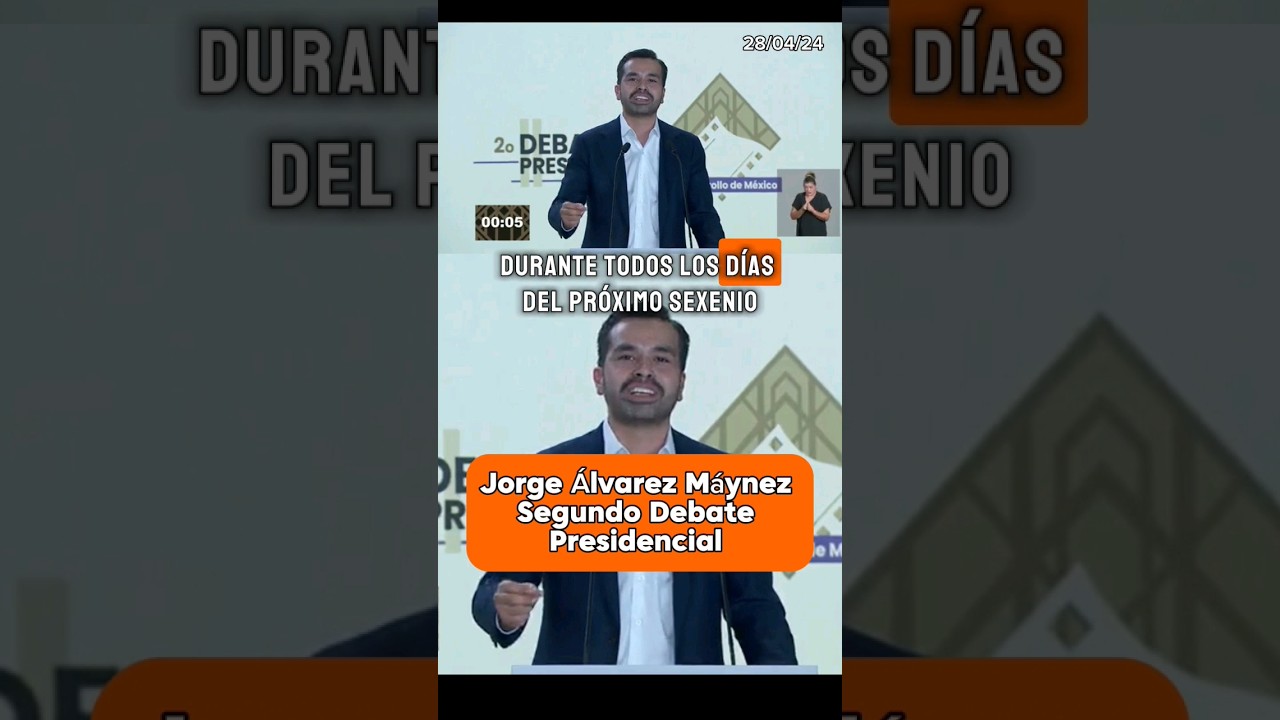 Jorge &Aacute;lvarez M&aacute;ynez, Segundo Debate Presidencial #maynez #movimientociudadano #debatepresidencial