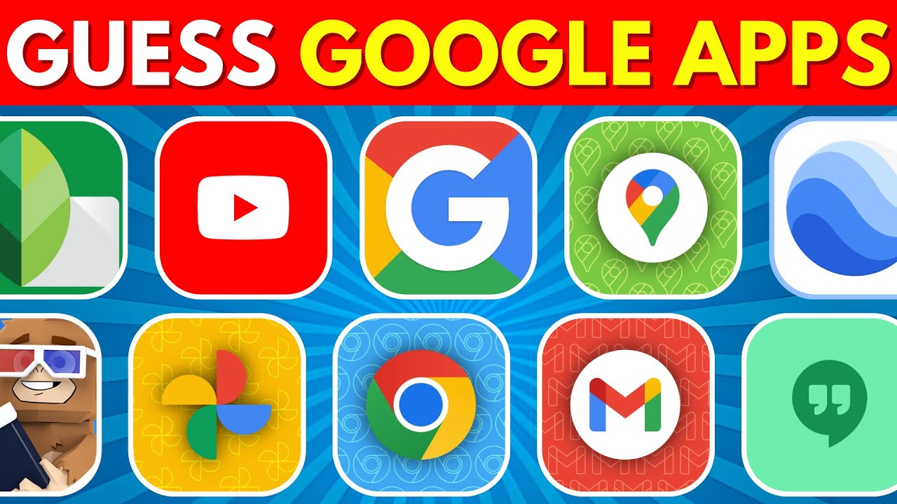 Guess the Google Apps | Google Logo Quiz 2023