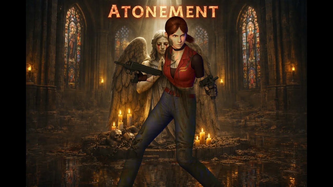 Resident DOOM 2: Claire Redfield Seeks  ATONEMENT  Full Playthrough Part 3 (Vertical)