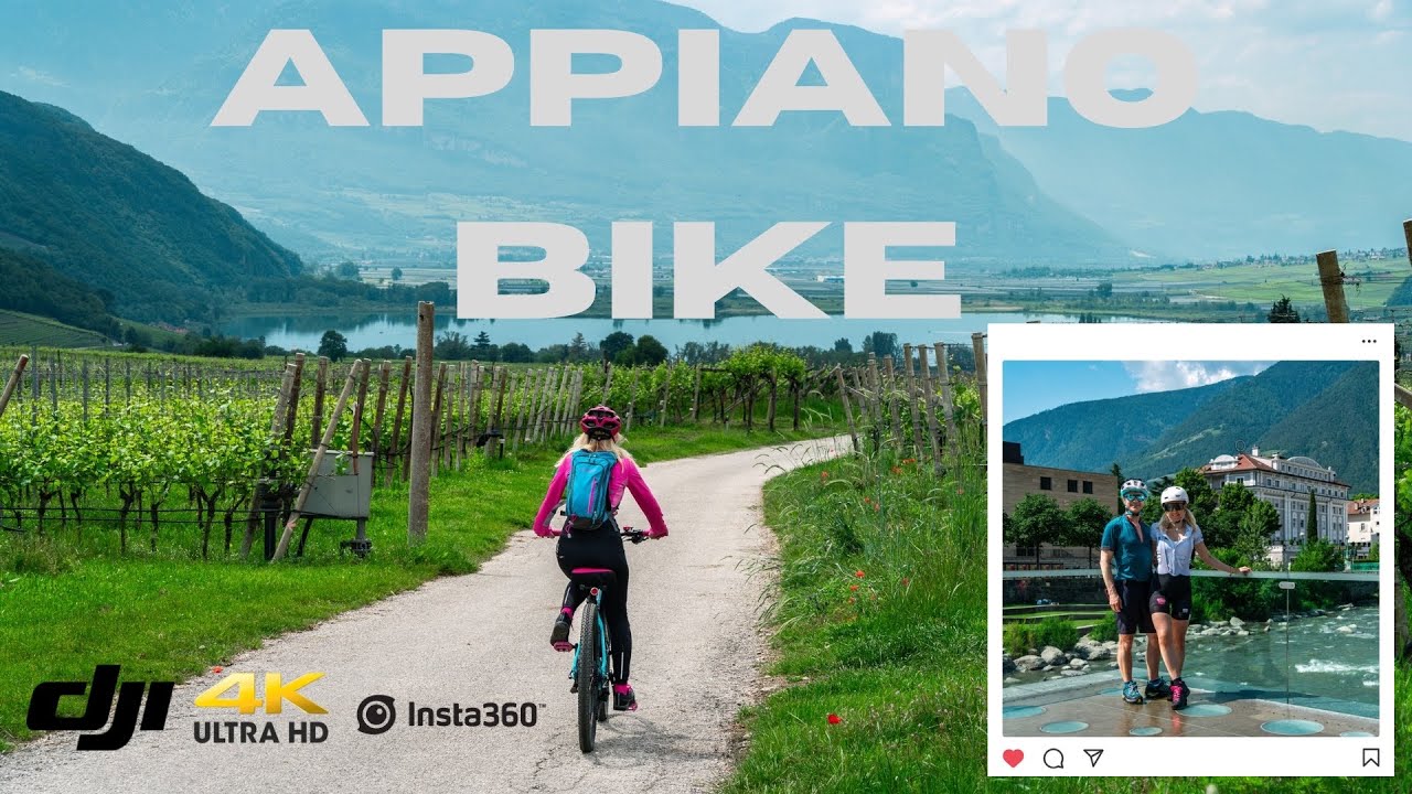 Da APPIANO (Eppan) al Lago di Caldaro e Merano: due Itinerari epici in Bicicletta - Ebike - Gravel