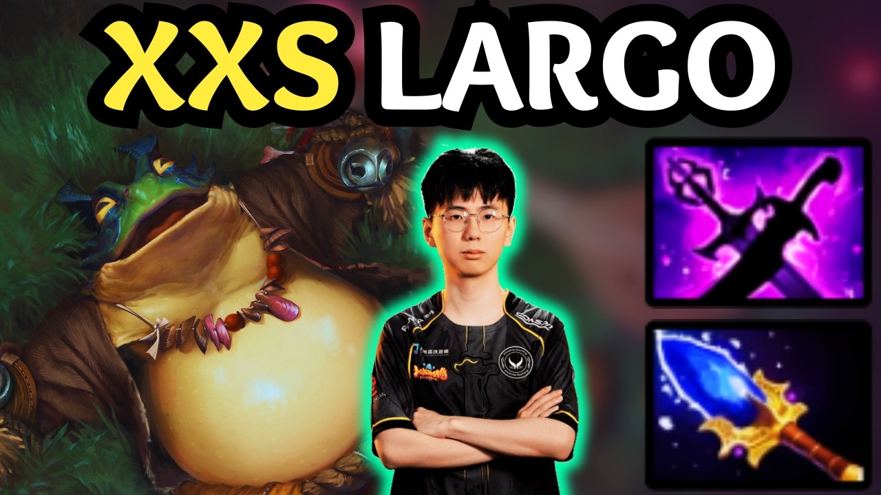 🔥 XXS LARGO Offlane — Unstoppable Guitar Combos vs YATORO 🔥 Dota 2 Gameplay