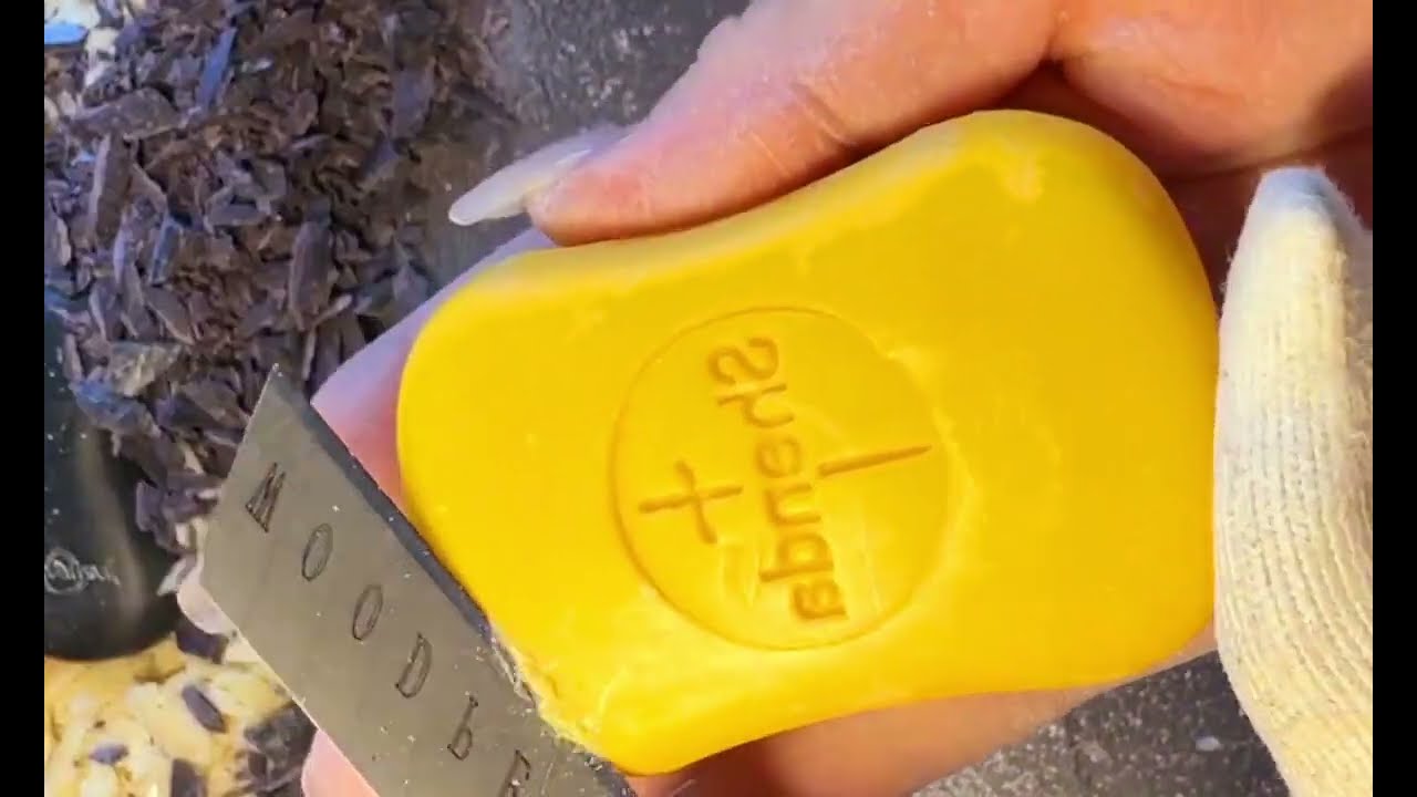 Crunchy soap cutting ASMR|no talking ASMR