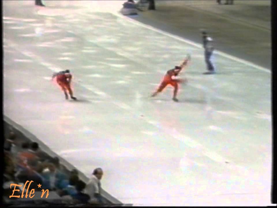Winter Olympic Games Calgary 1988 - 500 m Rønning - Hagen