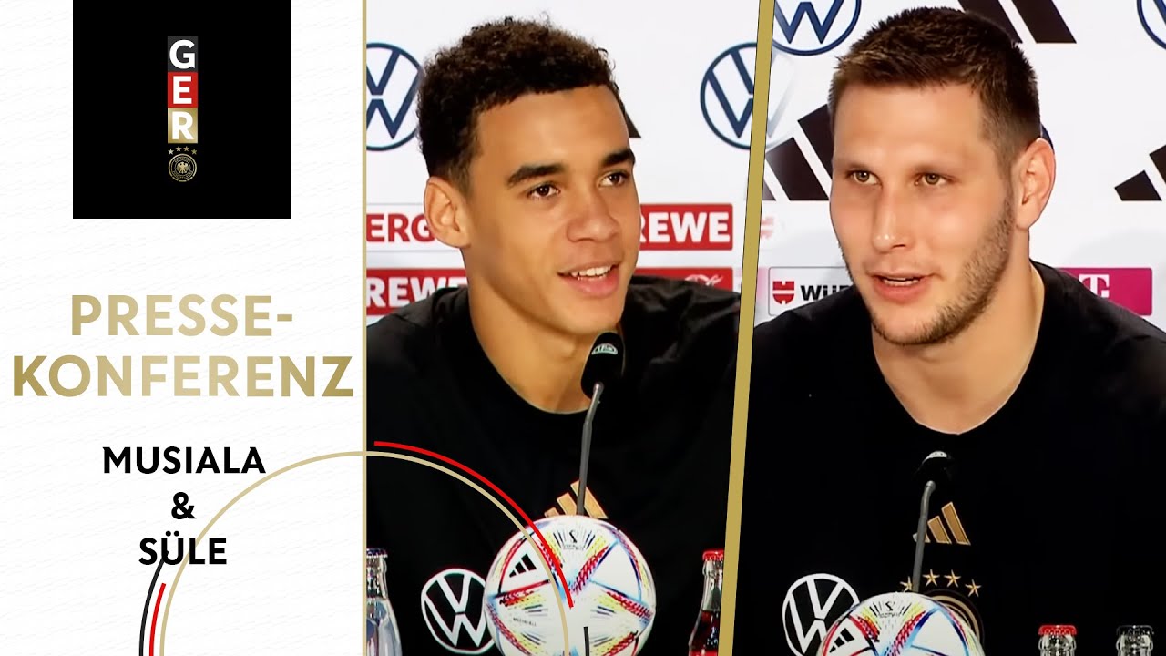 🎙️ Pressekonferenz mit Jamal Musiala und Niklas Süle