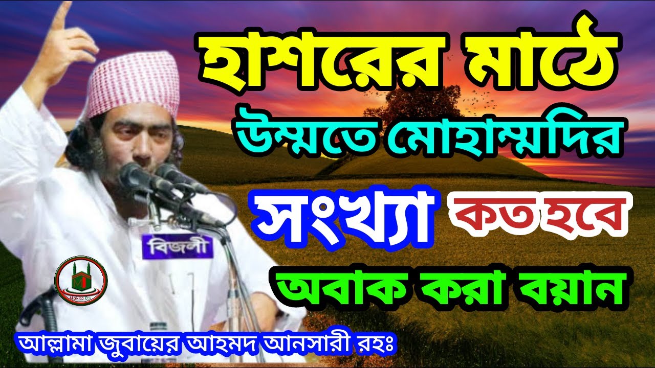 লওহে মাহফুজে লিখা উম্মতের সংখ্যা । maulana Zubair Ahmed Ansari । মাওলনা জুবায়ের আহমেদ আনসারী #waz