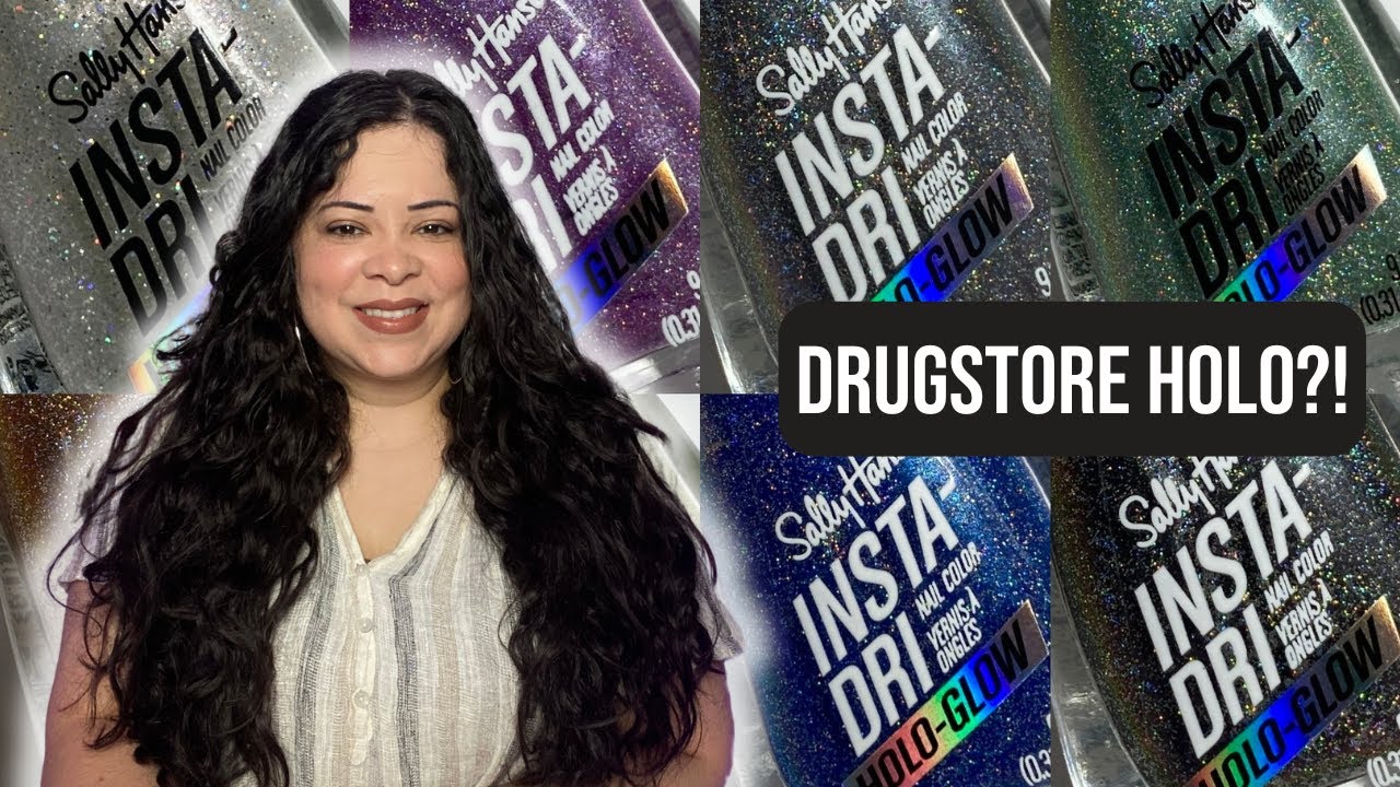 Sally Hansen Insta Dri Holo-Glow Collection - Janixa - Nail Lacquer Therapy