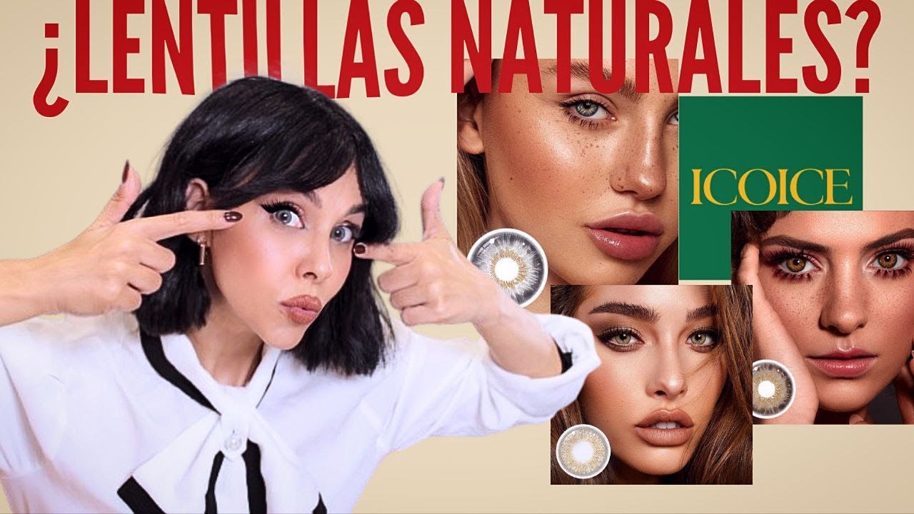 😱 LENTILLAS de colores NATURALES 2024 para ojos MARRONES 🛍️ ICOICE