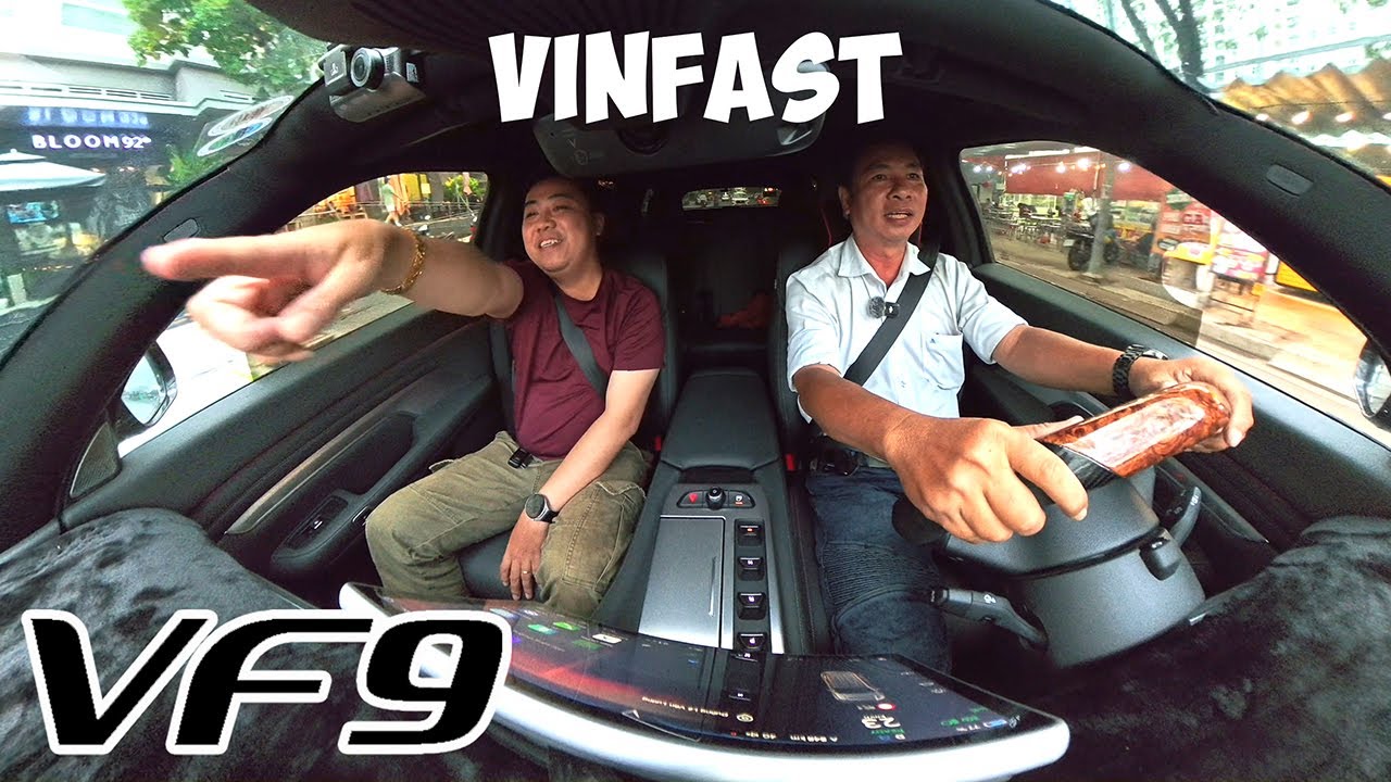 VinFast VF9 Plus - Lần đầu tiên chạy thử xe ô tô điện, giá 1,7 tỷ nên đạp ga là dính ghế