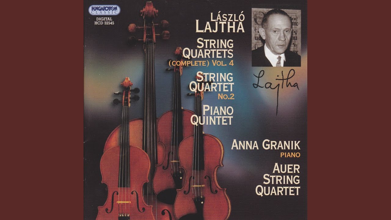 2. vonósnégyes/String Quartet No. 2 Op. 7 (1926) IV. Vivace
