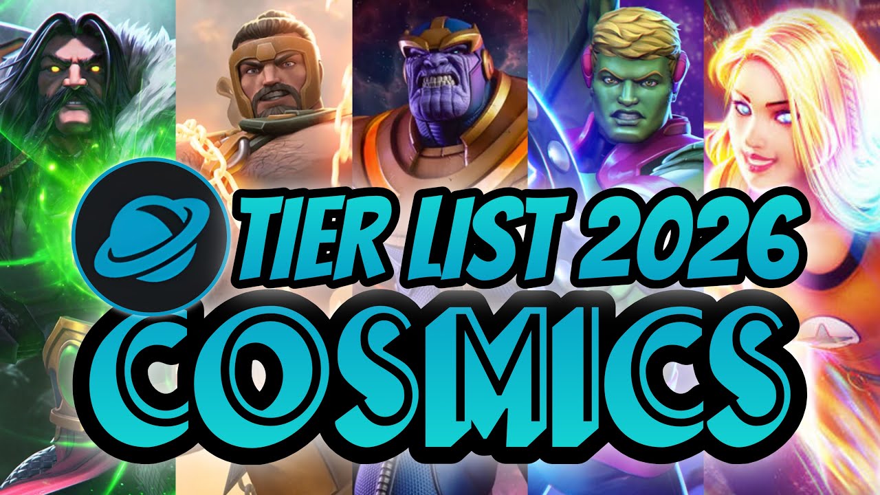 TIERLIST Cosmic Champions In MCOC 2026 MCOC Ranking Series | Marvel Contest of Champions