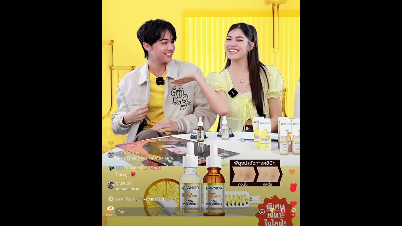[LIVE REPLAY] garnierthailand | ชาร์เลท วาศิตา, อันโทนี่ บุยเซอเรท์ | 14.08.25