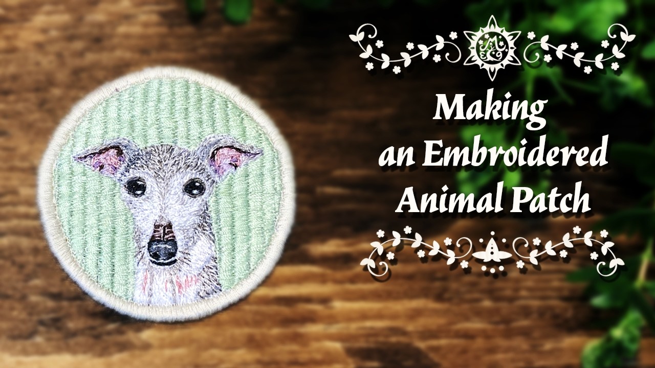【刺繍】動物の刺繍ワッペン作ってみた / Making an Embroidered Animal Patch