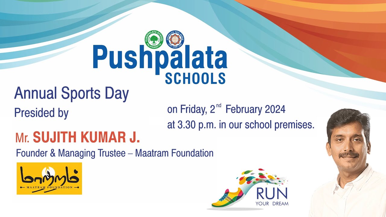 Annual Sports Meet 2023 - 2024 | Mr.Sujith Kumar J | PVM | PMS|
