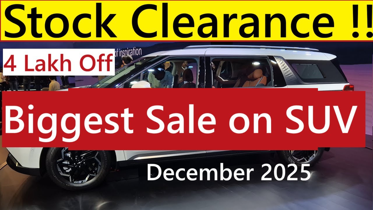LAST CHANCE : Big Stock Clearance Sale on SUV Cars in End 2025