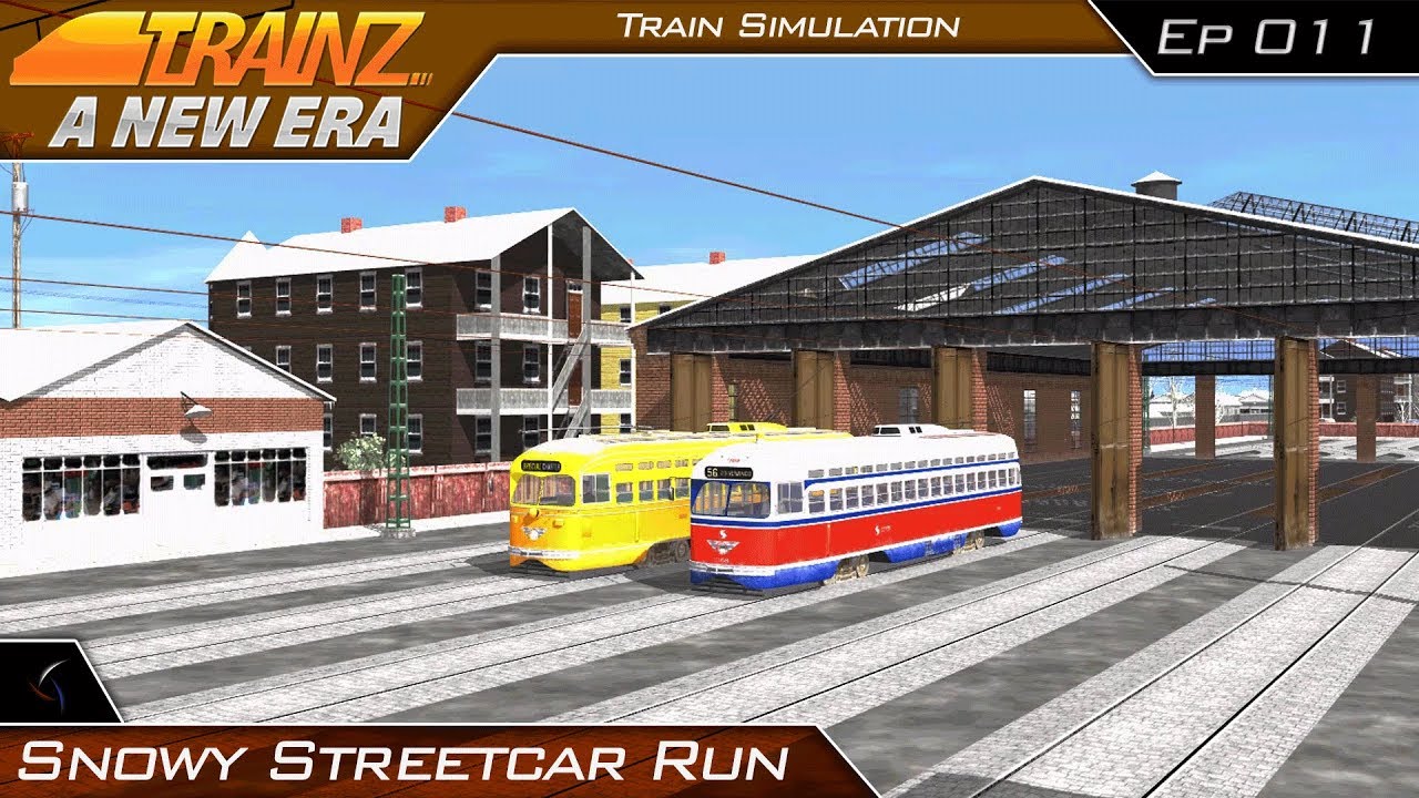 Snowy Streetcar Run | Trainz: A New Era | #11