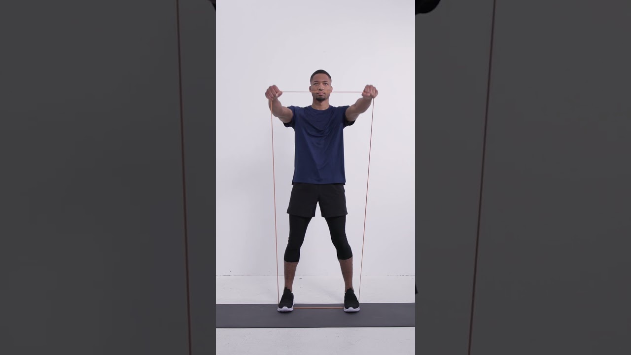 Resistance Band Front Shoulder Raise