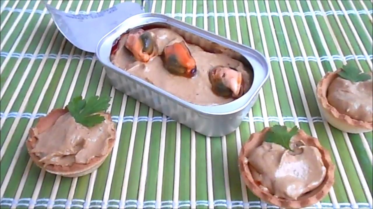 PATÉ DE MEJILLONES EN ESCABECHE Y ATÚN