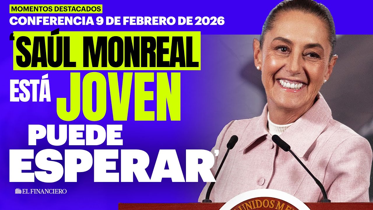 Sheinbaum frena aspiraciones de Saúl Monreal: “Todavía puede esperar” | Mañanera 9 de Febrero 2026