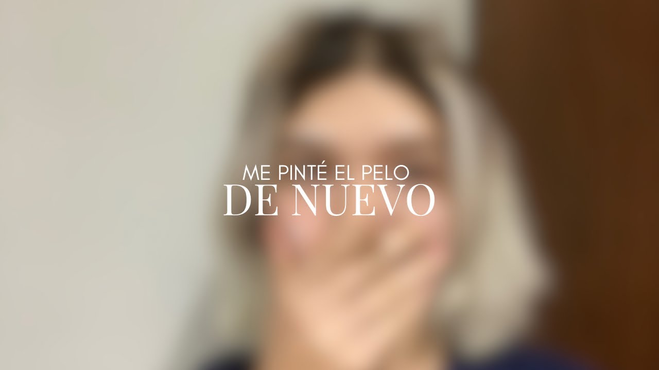 Me pinté el pelo de nuevo ;)