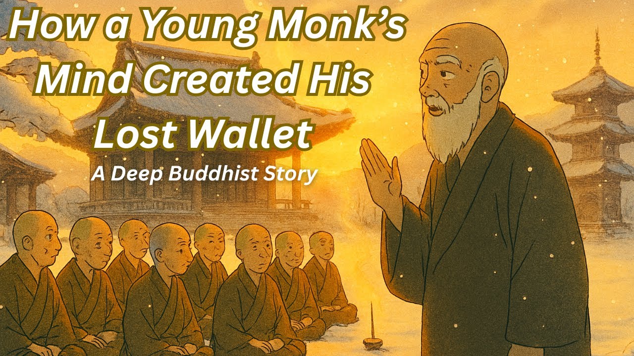 The Lost Wallet of the Young Monk | A Powerful Buddhist Story About Karma and the Mind #story #power
