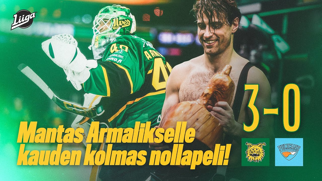 Fiilisvideo: Ilves jatkoi voittoputkeaan — Mantas Armalikselle kauden kolmas nollapeli! 🔒🔥