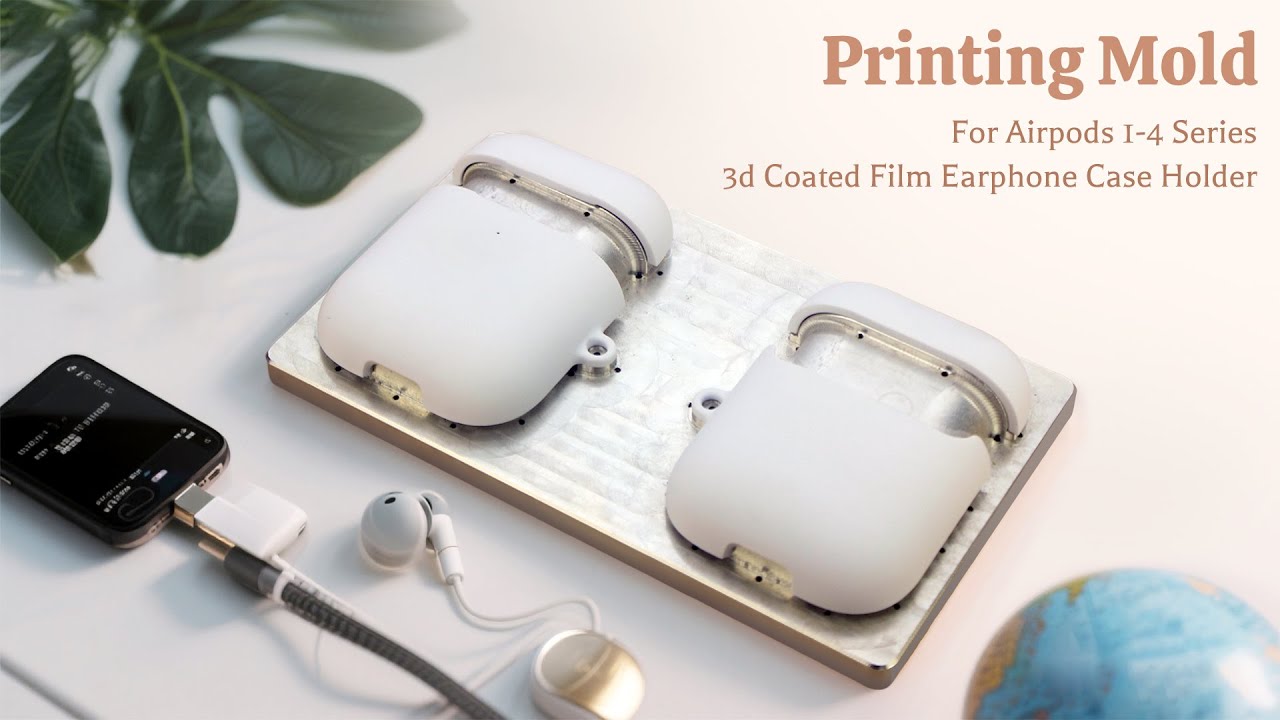3D Coated Airpods Case Mold – Fits 1-4 Series, Prevents Heat Damage
