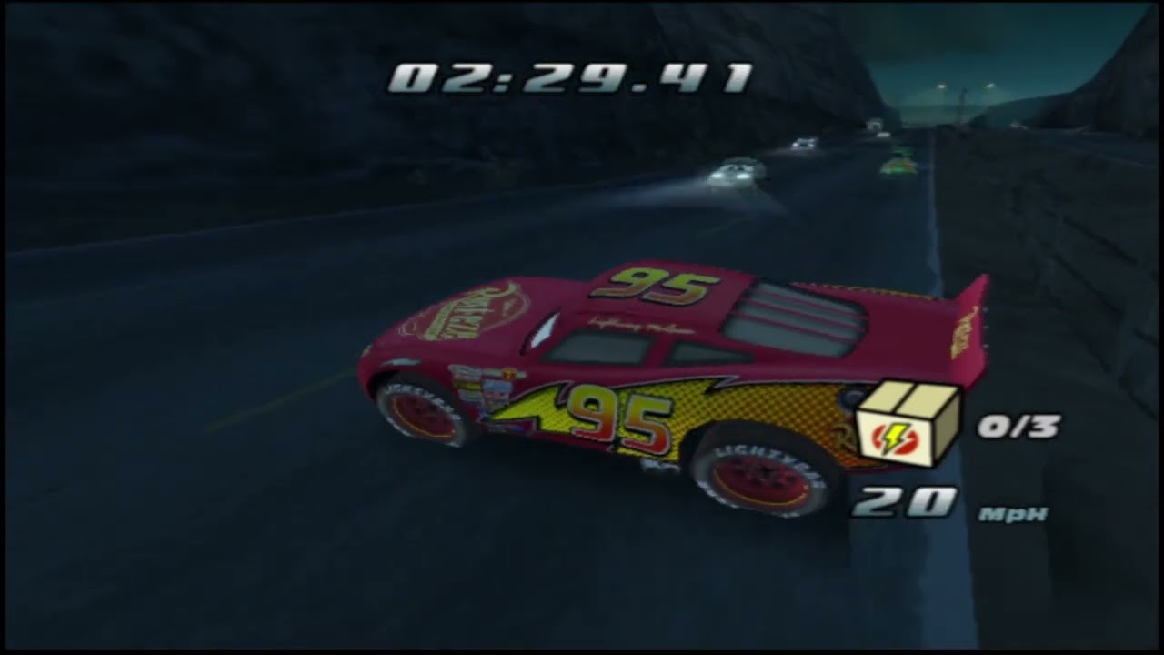 Cars:The Video Game Lightning Strikes Back PS2 Playthrough