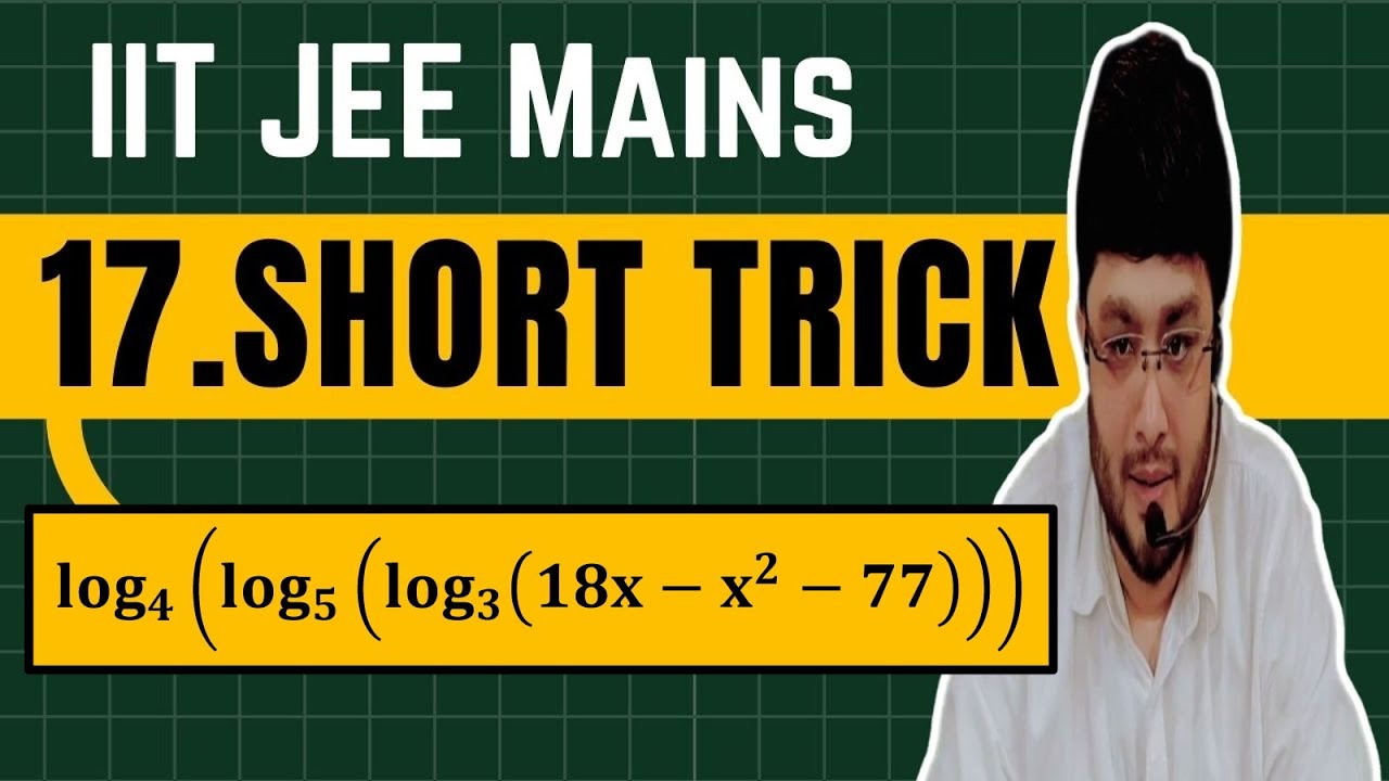 JEE Main Short Trick 17 | Definite Integration + Domain of Logarithm Function Quick Solve | Class 12