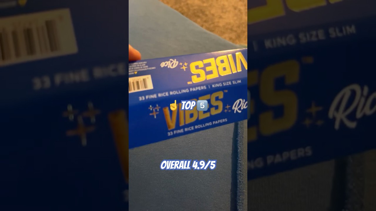 Vibes Rice Rolling Paper Review by Berner x Cookies