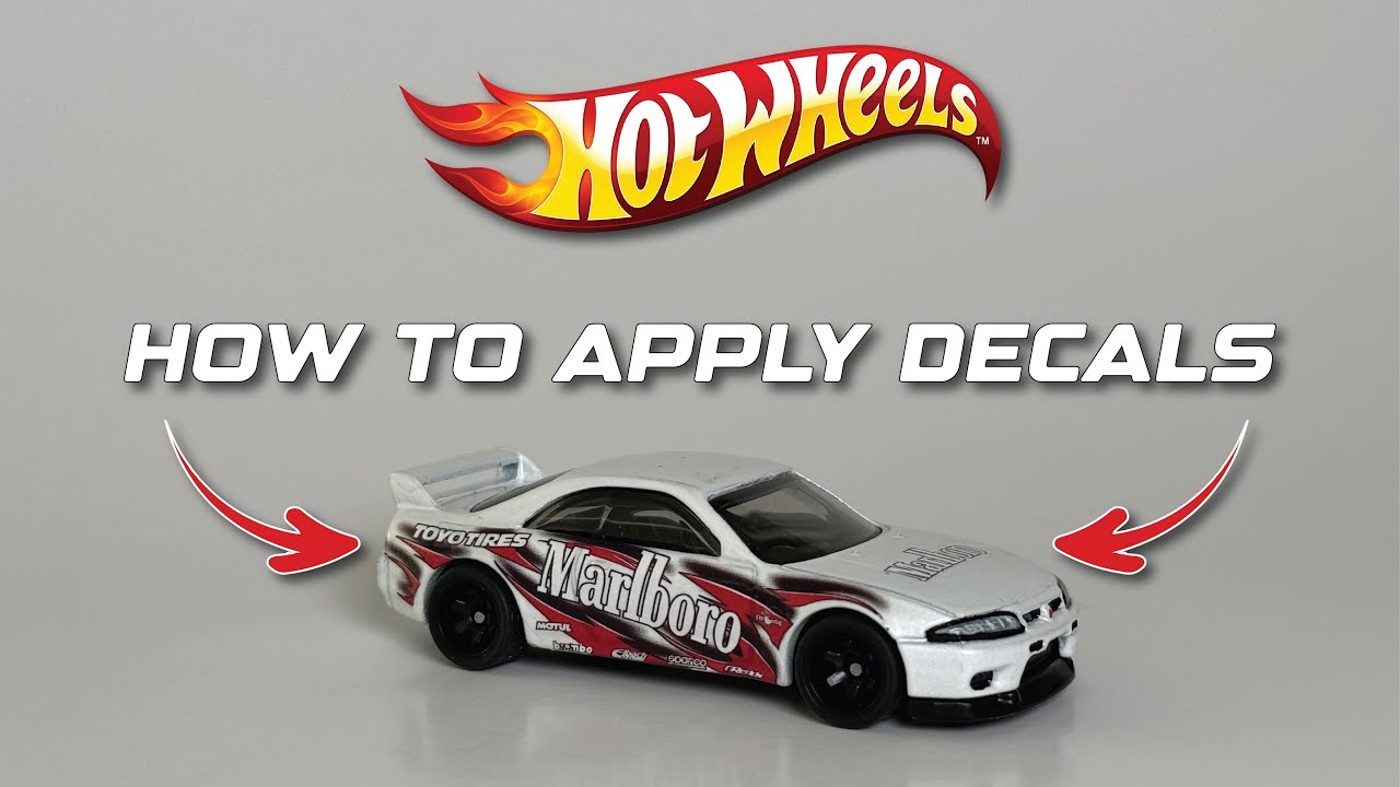 КАК НАНЕСТИ НАКЛЕЙКИ HOTWHEELS #hotwheels
