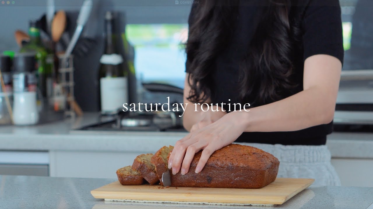 My Kind of Saturday ☁️ | Cooking, Cleaning & Baking (Silent Vlog)