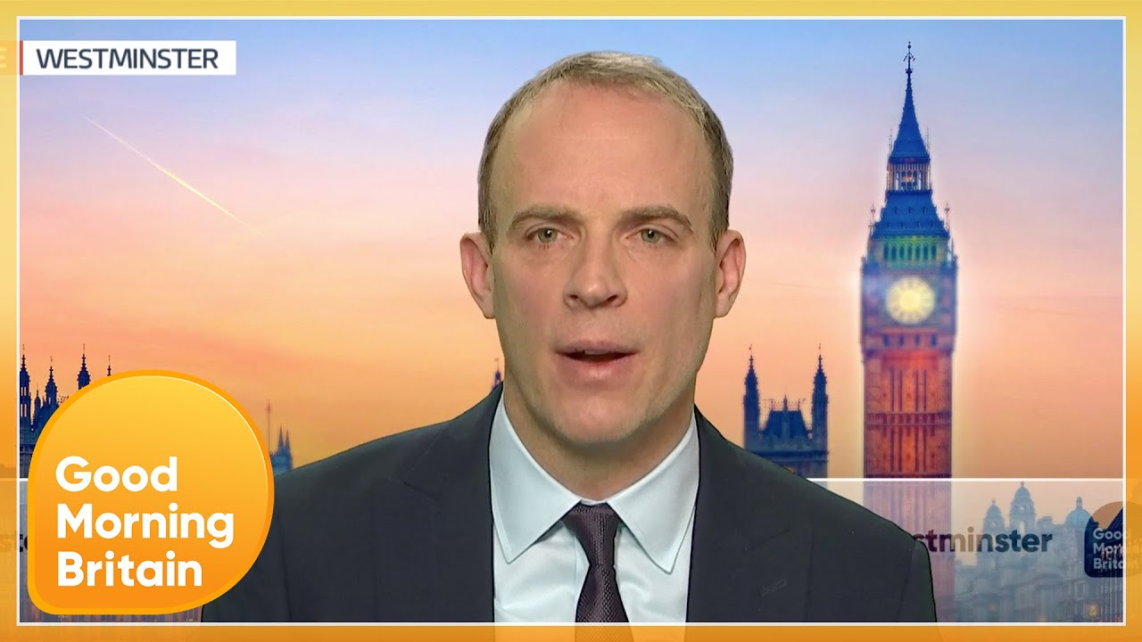 Dominic Raab Challenged Over Claims Of Britain&rsquo;s Chaotic Handling Of Afghanistan Evacuation | GMB