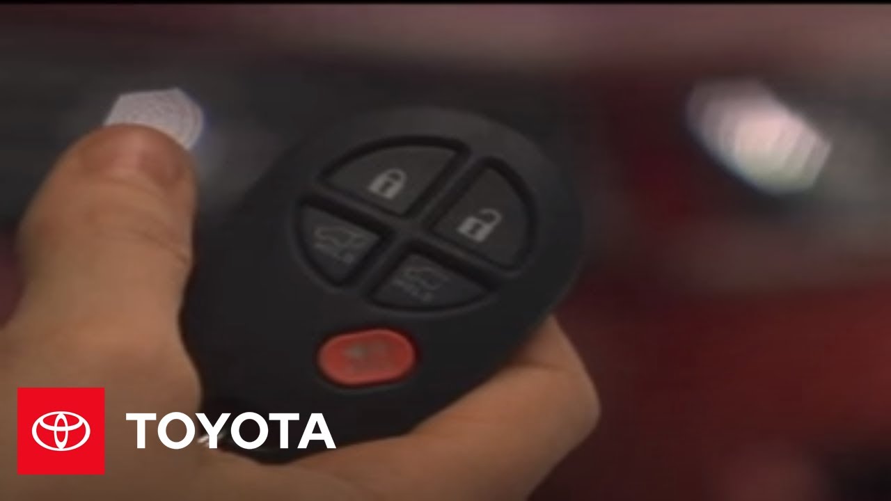 2007 - 2009 Highlander How-To: Remote Keyless Entry | Toyota