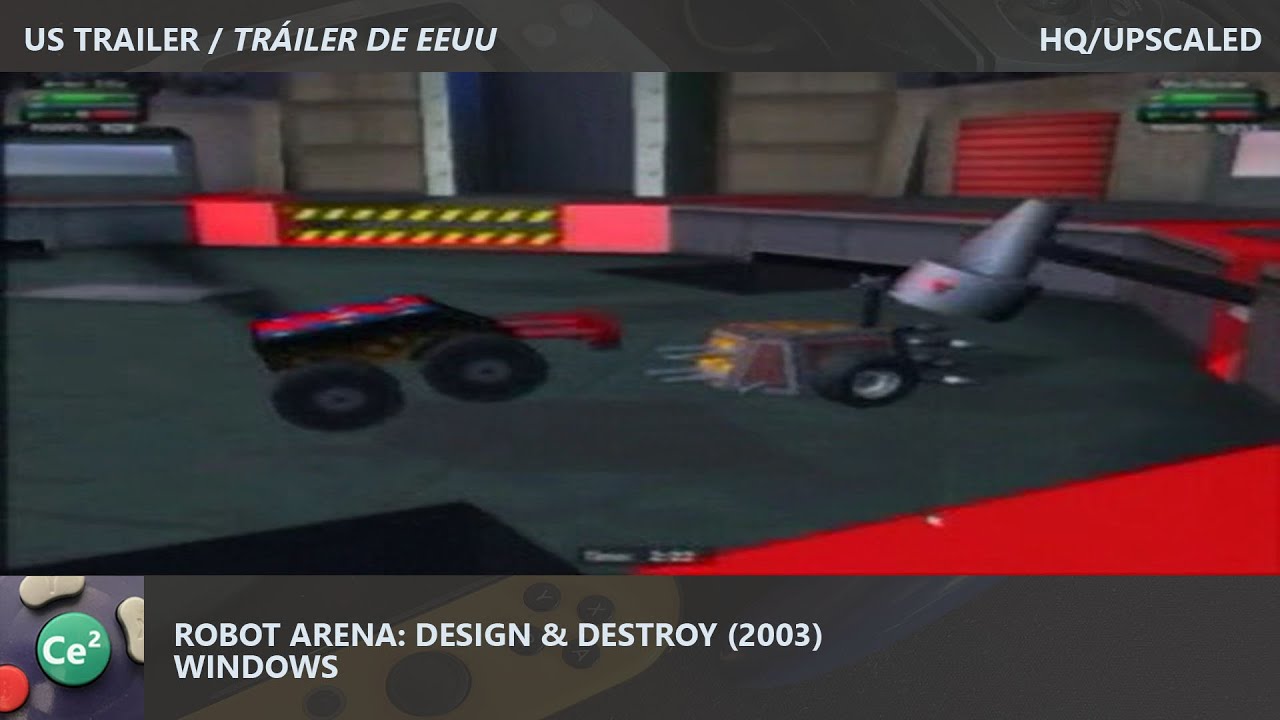 Robot Arena: Design & Destroy | PC | 2003 | Video Game US Trailer | HQ/Upscaled