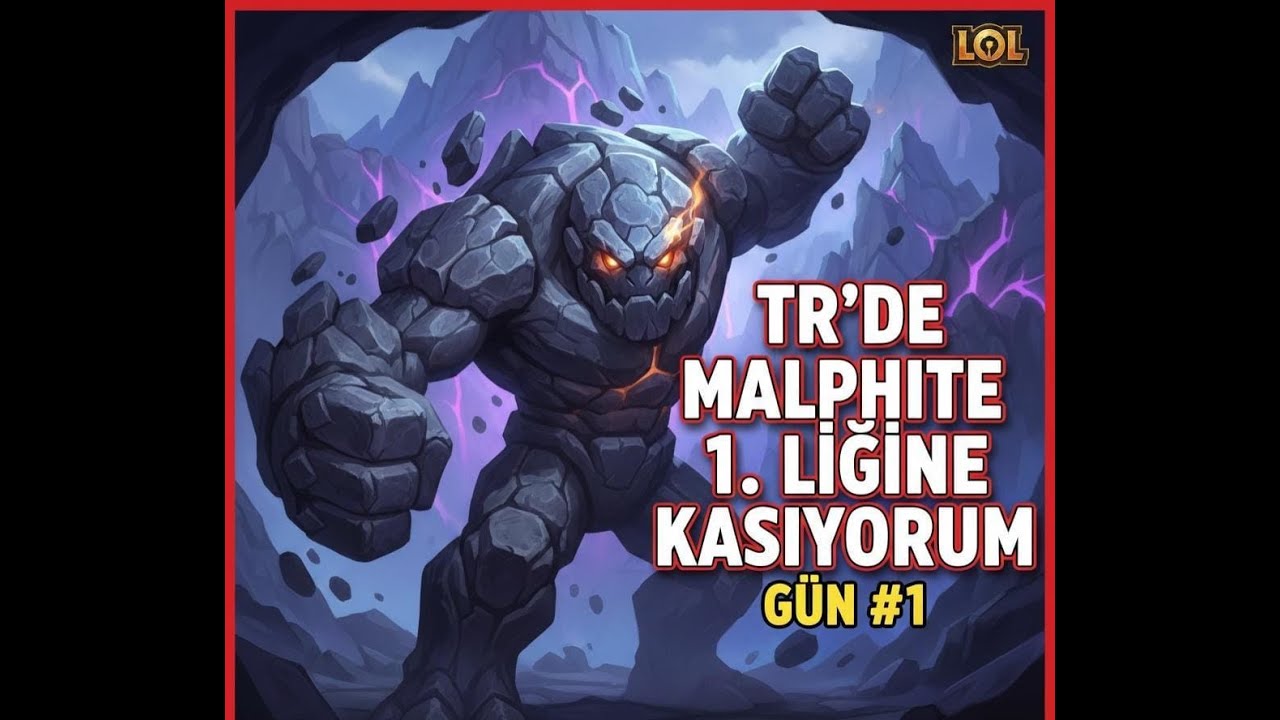KENNEN BAŞTA LAF ATTI SONDA KUDURDU GÜN #1  #lol #malphite #malphitegameplay #rank1