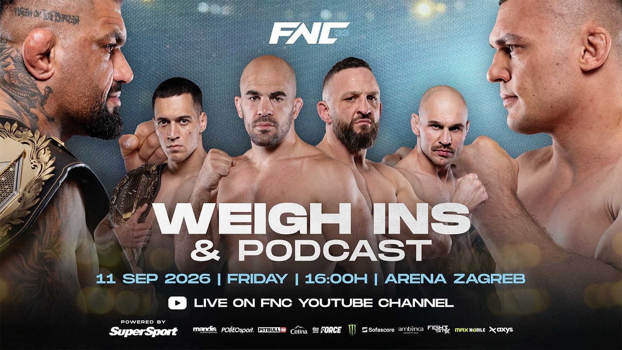 [LIVE] FNC 33 | MEDIA WEIGH INS & Podcast powered by SuperSport | Zagreb