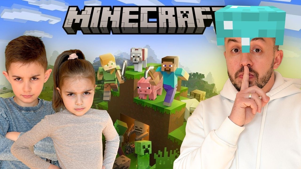 KRIŠOM IGRAM MINECRAFT DA ME DECA NE VIDE!!! (SPREMAM PREVARU)